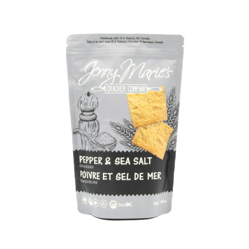 Pepper and Sea Salt Crackers