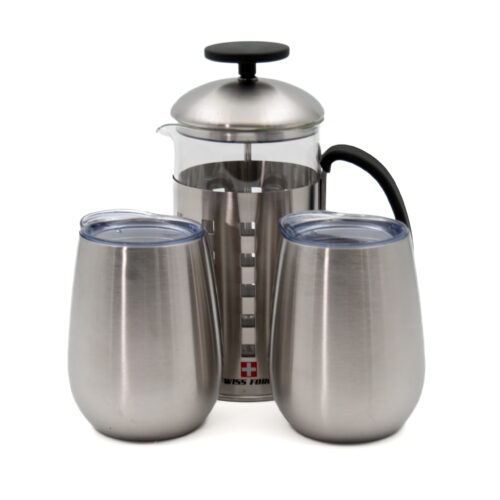 Swiss Force® Coffee Press & Vivaldi Cups